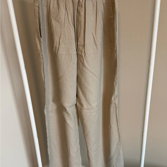 Sincerely Jules Beige Men's Chinos with Button Accents - Picture 3 of 8